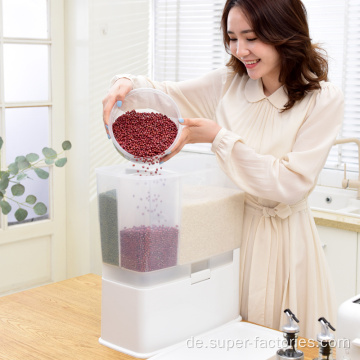 Automatische Reisspender-Aufbewahrungsbox aus Kunststoff für die Küche